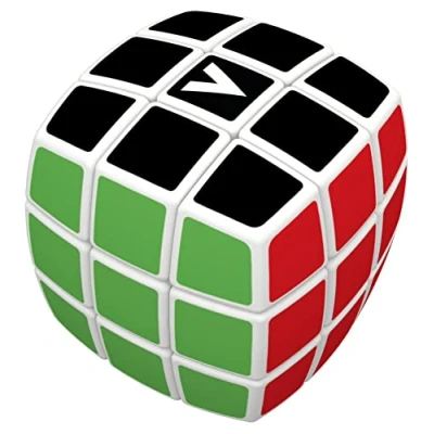 Image of V Cube 3 x White Pillow Professional, Fast, and Smooth Speed Puzzle Fidget Toy