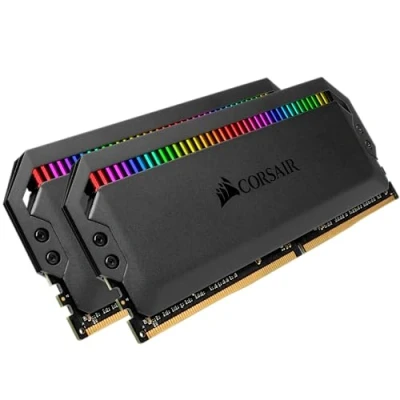 Image of Corsair DOMINATOR PLATINUM RGB 32GB (2x16GB) DDR4 4000 (PC4 32000) C18 1.35V AMD Optimized Desktop Memory Black CMT32GX4M2Z4000C18