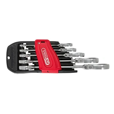 Image of KS Tools Gearplus 503.4805 Set of 5 Ratchet Head Tilt Lock