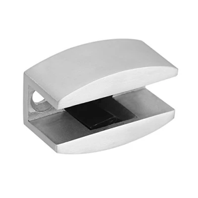 Image of 304 Stainless Steel Floor Bottom Guide Replacement Door Stopper Bumper for Frameless Sliding Glass Doors