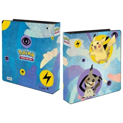 Image of Ultra PRO Pokémon Pikachu &amp; Mimikyu 2 Album Folder for Collectible Trading Cards 3 Ring Card Perfect Storing Protecting Valuable Cards, Pair With 9 pocket Pages