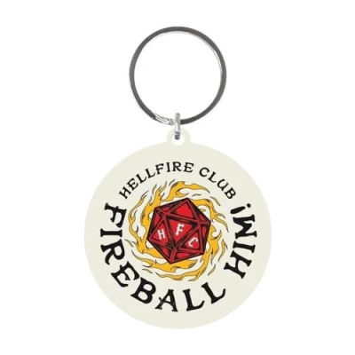Image of Pyramid International Stranger Things 4 Rubber Keychain Fireball Him 6cm