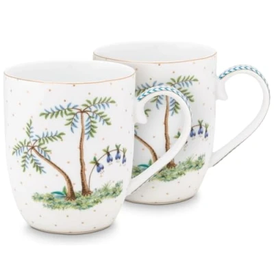 Image of Pip Studio 51002246 Jolie Dots Gold Mug with Handle Small Set2