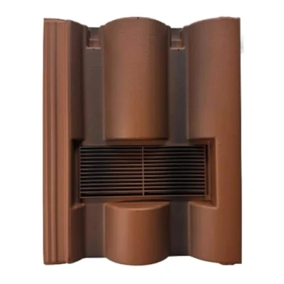 Image of Roof Tile Vent for Redland Regent with Flexi Pipe Adaptor (Farmhouse Red)