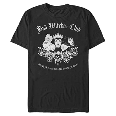 Image of Disney Villains Bad Witch Club Men&#039;s Crew neck Black XL