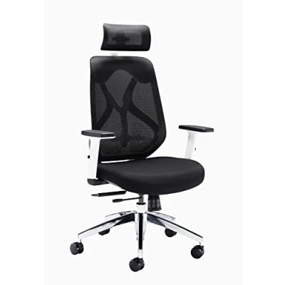Image of Maldini High Back Mesh Chair White CH0782WH