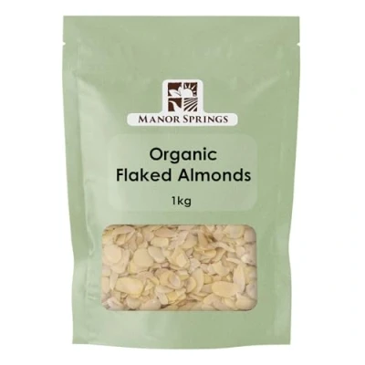 Image of Organic Flaked Almonds 1kg by Manor Springs