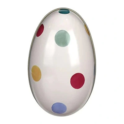 Image of Crafty Capers Spotty Dotty Emma Bridgewater Two Part Tinware Egg Fillable Easter Gift