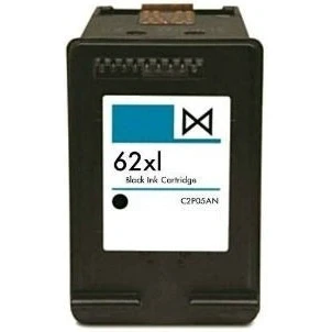 Image of Printing Pleasure XL BLACK Remanufactured Printer Ink Cartridge for Envy 5540 5640 5642 5644 5646 5660 7600 Series 7640 7645 Officejet 5740 5742 5745 8040 8045 Replacement 62XL (C2P05AE)