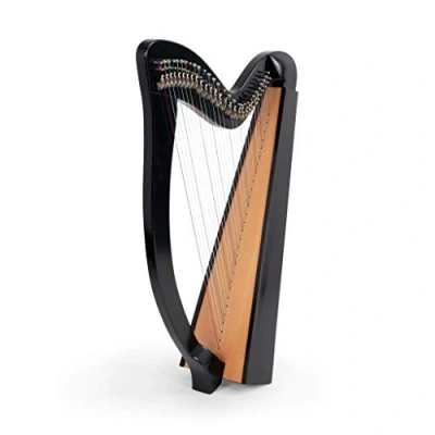 Image of MMX celtic harp in black 29 strings