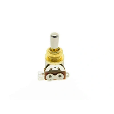 Image of KAISH Gold LP Guitar 3 Way Toggle Switch with Nickel Metal Tip for Epiphone Les Paul SG