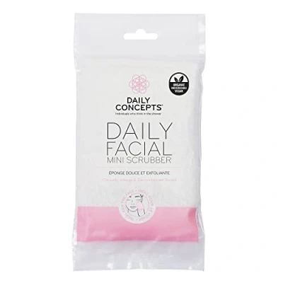 Image of Daily Concepts Facial Mini Scrubber with Smart Technology For Light Scrubbing to Unclog Pores or Delicatly Remove Makeup, All Skin Types 11g