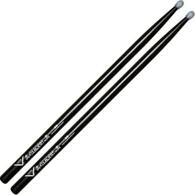 Image of Vater Drumsticks VHEB5BN 5B Eternal Black Series Oval Nylon Tip