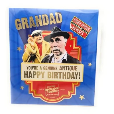 Image of Grandad Birthday Card, Card for Grandad, Only Fools and Horses Him