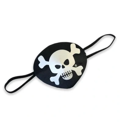 Image of Liontouch Pirate Eye Patch Captain Red Stripe Pretend Play Toy For Children And Toddlers with Skull Motive Dress Up, Fancy Dresses &amp; Costumes Kids Sailing the Caribbeans