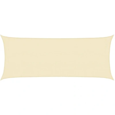 Image of Sunshade Sail 160 g/m² Cream 2x5 m HDPE