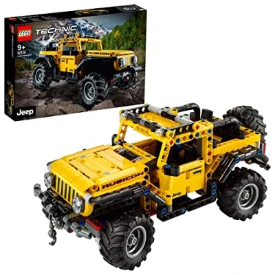 Image of LEGO Technic Jeep Wrangler 42122 Building Kit; Let Kids Build a Stunning Model Version of the Rubicon; Packed With Authentic Features, It Looks Just Like Iconic 4X4 (665 Pieces)