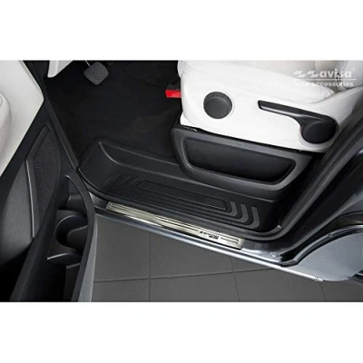 Image of Avisa 2/13009 INOX Door sill Protectors Compatible with Mercedes Vito &amp; V Class W447 2014 &#039;Special Edition&#039; 2 Pieces