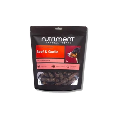 Image of Natural Treats Gourmet Sausage Beef &amp; Garlic (1kg) Airdried High Protein Grain free Healthy Dog Chew