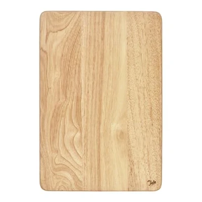 Image of Tala Large Rectangular Chopping Board, Premium Food Grade Hevea Wood, Ideal for Preparation, Cutting, and Serving All Foods, Measures 41x28x1.5cm