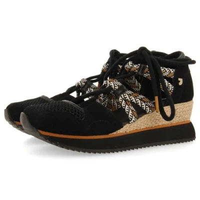 Image of GIOSEPPO Women&#039;s Iona Sneaker, Black/White, 5.5 UK