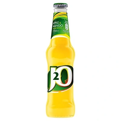 Image of Britvic J2O Apple &amp; Mango Fruit Juice Drink (12 x 275ml Glass Bottles)