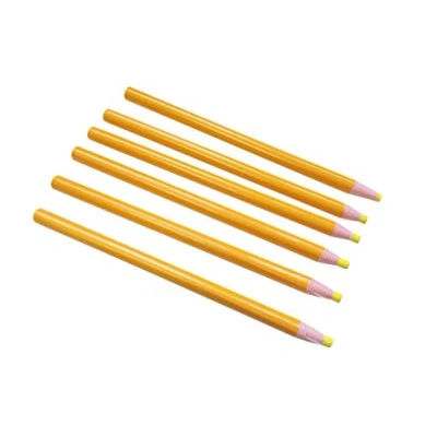 Image of Pack of 12 Janrax Yellow Chinagraph Pencils by Peel Off China Markers