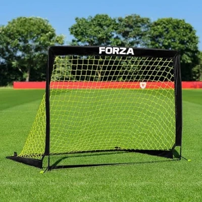 Image of FORZA Flash Square Pop Up Football Goal [4 x 3ft] Single or Pair of Posts for Kids (Single)