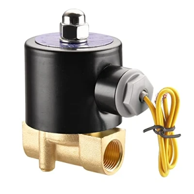 Image of Heschen Brass Electric Solenoid Valve, 2W 040 10, PT3/8&#039;&#039;, DC12V, Direct Action Water, Normally Closed, Replacement Valve