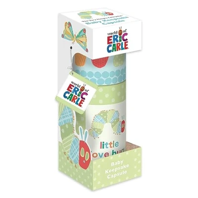 Image of The Very Hungry Caterpillar Baby Keepsake Capsule by Robert Frederick Record Your Milestones