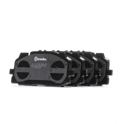 Image of 4K0698151, 4K0698151AA, 4K0698151C, 4K0698151P, 4K0698151S Brake pad set BREMBO P 85 165 prepared for wear indicator with accessories