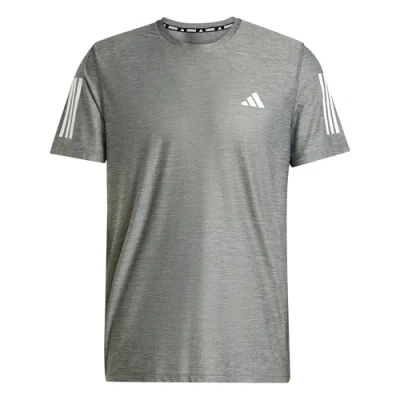 Image of adidas Men&#039;s Own The Run Tee, Grey six/White Melange, XXL