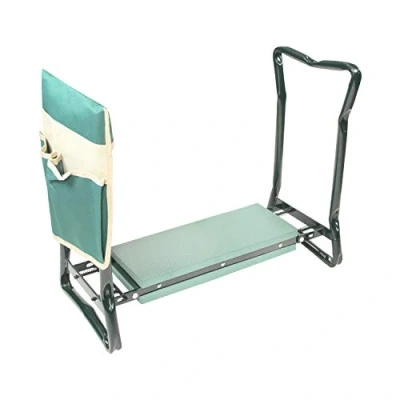 Image of GardenKraft Folding Portable Garden Kneeler With Tool Bag