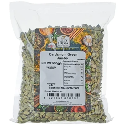 Image of Old India Cardamom Green Jumbo 500g