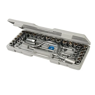 Image of Silverline Socket Set 1/2&quot; Metric/AF 42pce