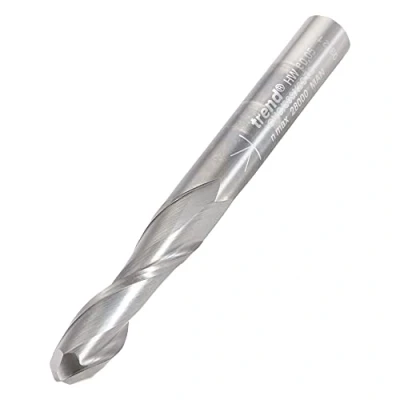 Image of Trend CNC Bullnose Spiral Up Cut Router Cutter, 8mm Shank, Diameter &amp; 32mm Length, Solid Tungsten Carbide, CNC/309X8STC