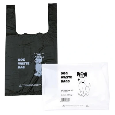 Image of All Green 2000 x Dog Poo Bags (Dog Poop Bag/Dog Waste Bags) Black with Tie Handle