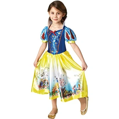Image of Rubie&#039;s Official Disney Princess Snow White Dream Girls Costume, Childs Size Large Age 7 8 Years