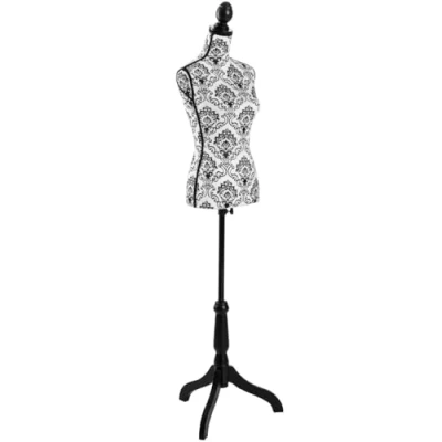 Image of TecTake Tailor’s dummy ladies female mannequin torso Height adjustable: 133 168 cm