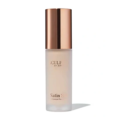 Image of Satin Silk Longwear Foundation from Sculpted by Aimee (Fair Golden 2.75) Lightweight, Hydrating &amp; Buildable High Coverage, Sweat Resistant