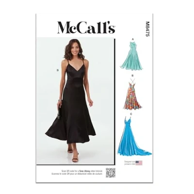Image of MCCALLS Sewing Pattern M8475BB Misses&#039; and Women&#039;s Dresses BB (20W 22W 24W 26W 28W)