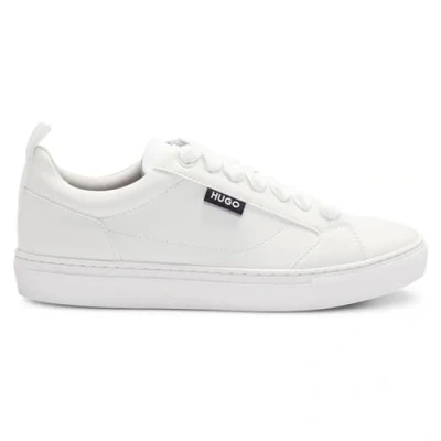 Image of HUGO Morrie Trainers, Women&#039;s, Size: 6, White Imitation leather/ textile