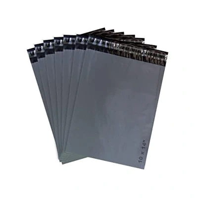Image of 200 x Parcel Bags Self Seal with Waterproof Grey Mailing Bag (10&quot; 14&quot;) L1034