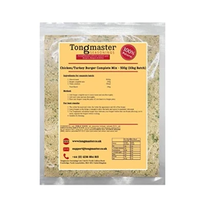 Image of Chicken/Turkey Burger Complete Mix 500g (10kg Batch)