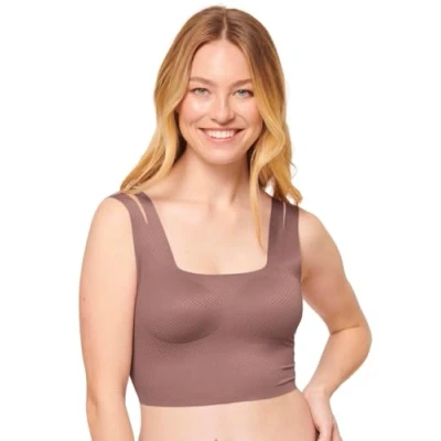 Image of Sloggi FEEL FLOW Bustier, Women&#039;s, Size: Medium, Cacao