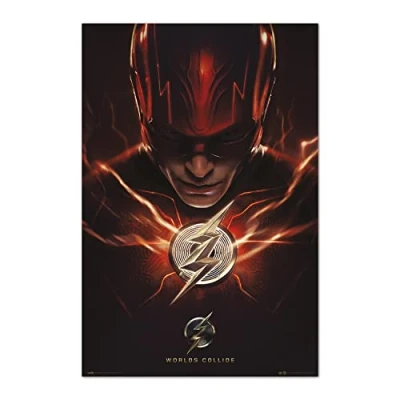 Image of Grupo Erik DC Comics The Flash Poster 36 x 24 inches / 91.5 61 cm Shipped Rolled Up Cool Posters Art &amp; Prints Wall