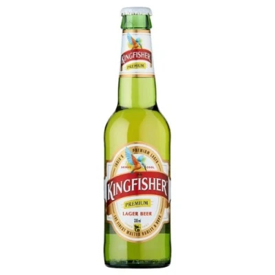 Image of Kingfisher Premium Lager Beer (24 x 330ml Bottles)