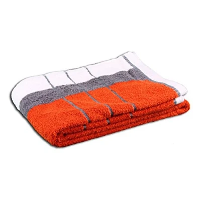 Image of Gözze Beach Towel, 100% Baumwolle, Berlin, Striped, 70 x 140 cm Petrol/Taupe