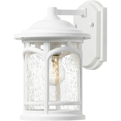Image of Marblehead Outdoor Medium 1 Light Wall Lantern, White, IP44, E27