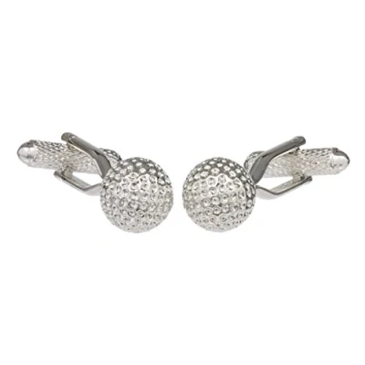 Image of Golfers Golf Ball Shirt Cufflinks in GS Cufflink Gift Box
